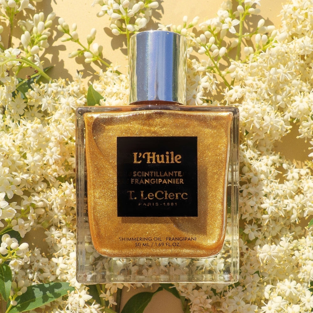 De glinsterende droge olie - Frangipani