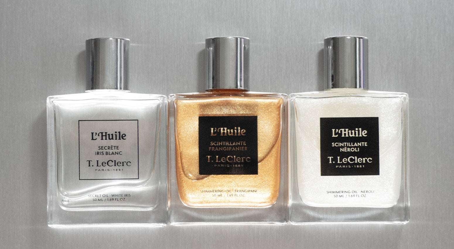 huiles sèches parfumées